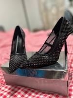 Elegante Netz-High Heels mit Glitzer Baden-Württemberg - Ludwigsburg Vorschau