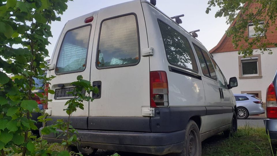 Fiat Scudo 2.0 JDT 12/2006 7 Sitzer AHK Dachgepäckträger in Rockenhausen