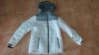 Damen Winterjacke weiß grau mit Fell Kr. München - Grasbrunn Vorschau