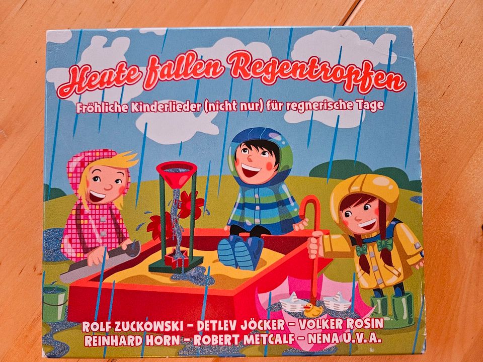 CD,Heute fallen Regentropfen,fröhliche Kinderlieder,mit R.Zuckow. in Lichtenberg