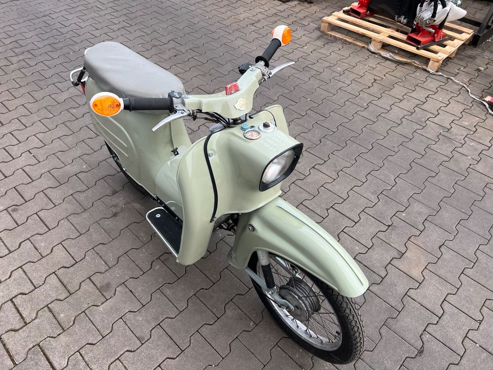 Simson Schwalbe KR51/1 KR51 1974 RESTAURIERT Moped Mofa D129 in Osterweddingen