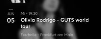 Olivia Rodrigo 4 Tickets Frankfurt Rheinland-Pfalz - Mainz Vorschau