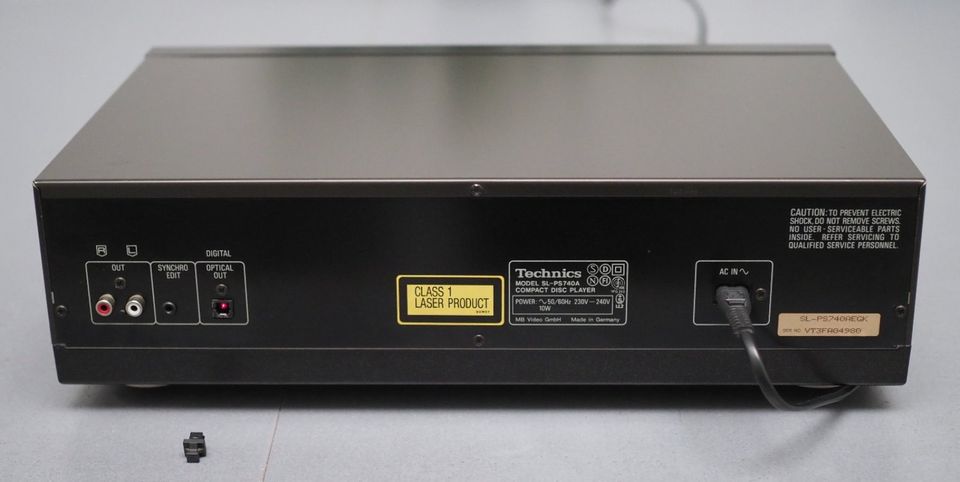 Technics SL-PS740A High-End CD-Player Philips CDM 4/19 MASH D/A in Remscheid
