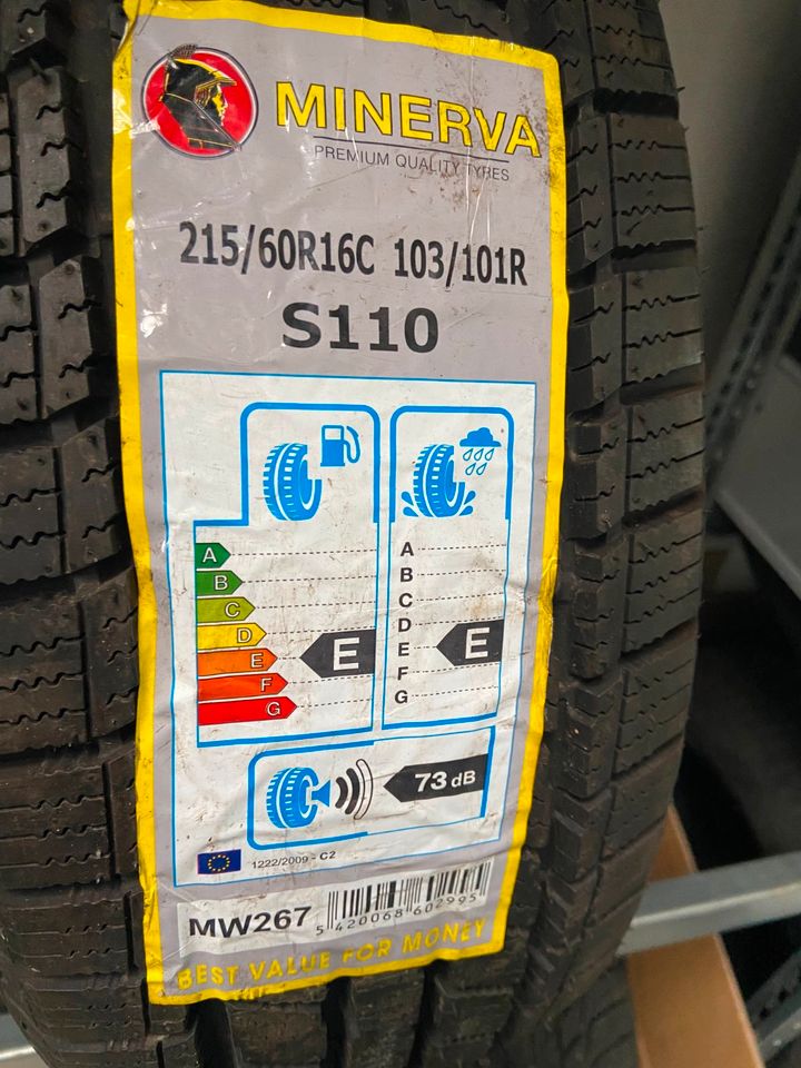 1.Stk. 215/60R16C 103/101R Winterreifen in Freiberg