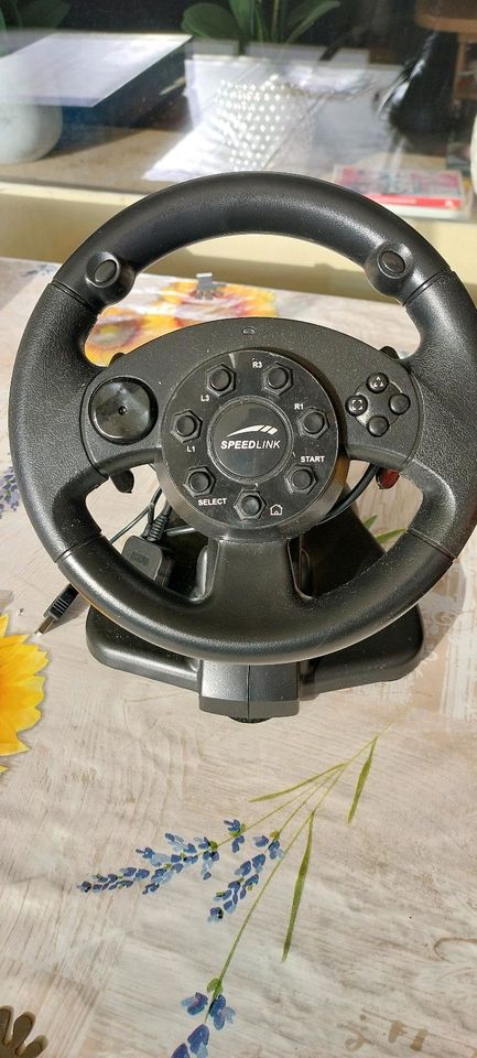 Darkfire Racing Wheel Lenkard+Pedale+Spiel in Unkel