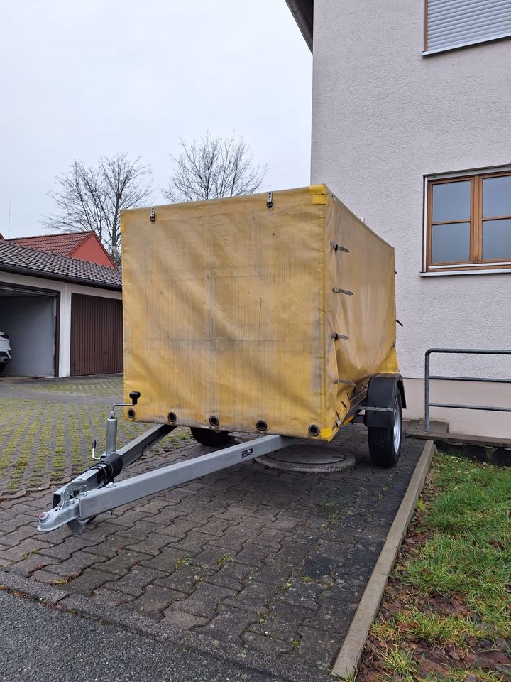 Pkw Anhänger 750kg neu aufgebaut mit Planenaufbau in Rothenburg o. d. Tauber