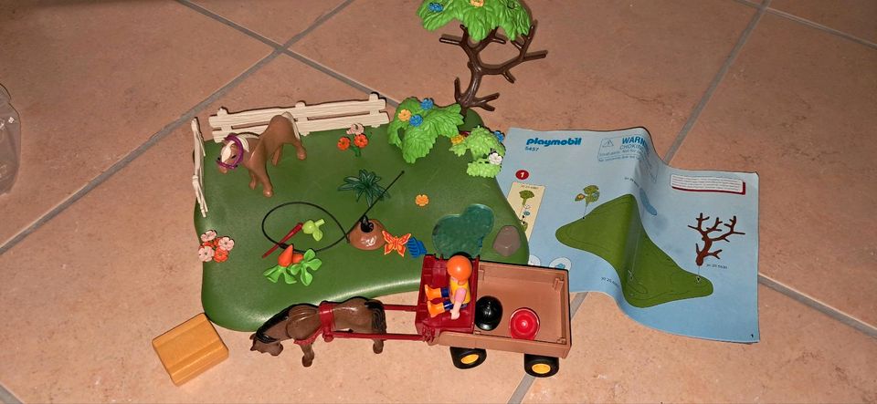 Playmobil Pferdekutsche mit Koppel in Schrobenhausen