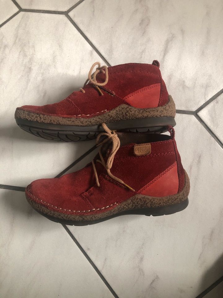 Robuste Damen Schuhe, Camel Active, rot, Gr.36 in Neuwied