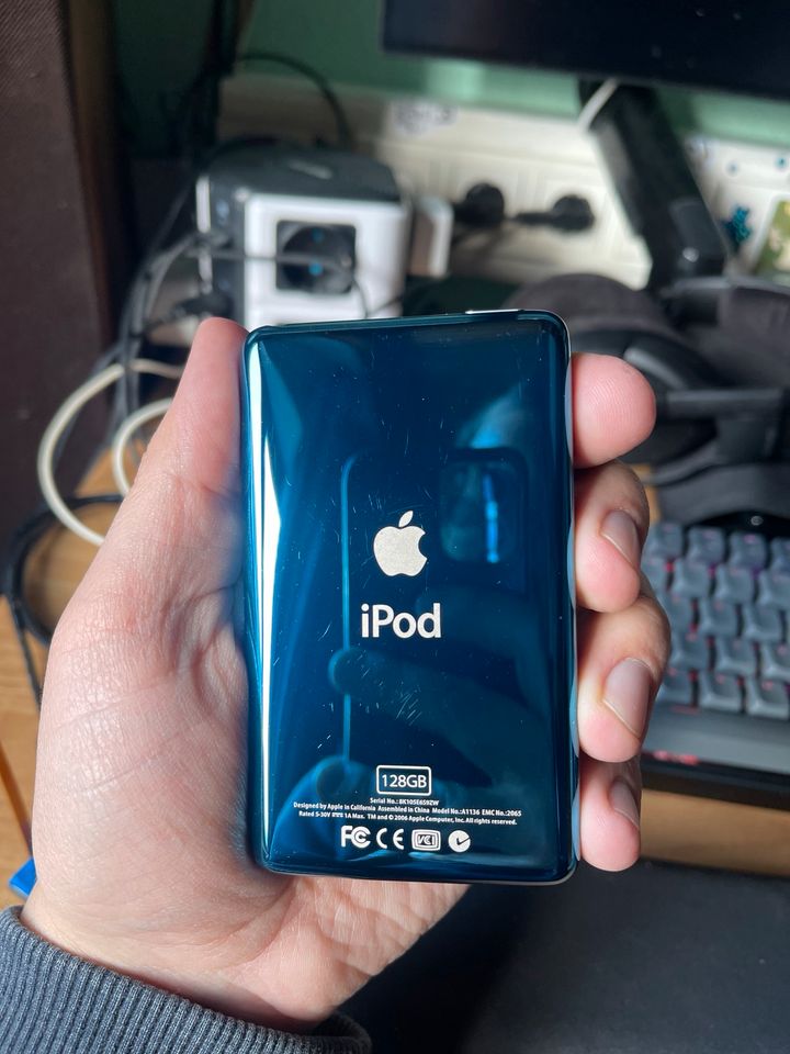 Ipod Classic 5. Gen - Blau - Metallgehäuse - 128GB - Wolfson Dac in Nagold