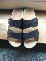 Sandale mit Klett Gr 40 superweit -  Leder Berlin - Rudow Vorschau