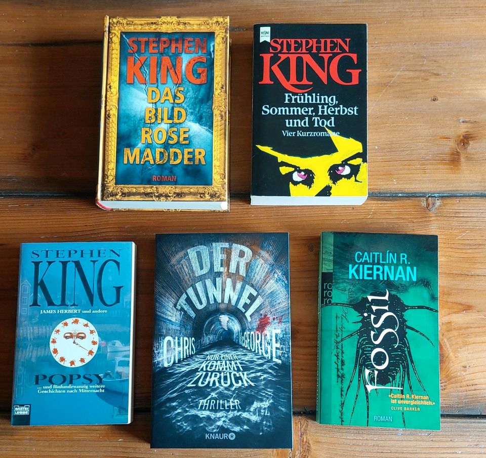 ❤️5tlg Bücher Set/Psycho Thriller/Horror/Bestseller/Krimi/King in Padingbüttel