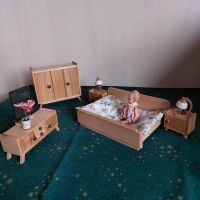 Puppenhaus- Möbel / Schlafzimmer ; original 50/60er Jahre Thüringen - Neudietendorf Vorschau