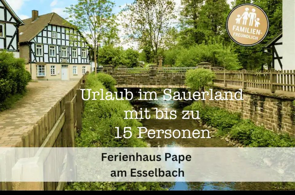 Ferienhaus im Sauerland 15 Personen in Wolbeck