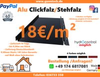 Stehfalz Alublech Dachpaanele mit 60 Jahren Garantie STEHFALZPANEELE Schare Alu Dachblech Dach & Fassade / WAND NEU auf Maß ohne Extrakosten Bleche Schwendenbleche Alublech Stucco Matt ! kein Prefa ! Thüringen - Kaulsdorf Vorschau