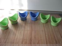 ❤️ Tupperware ❤️ 6x Eierbecher Junge Welle grün + blau 3881A-1+4 Hessen - Fulda Vorschau