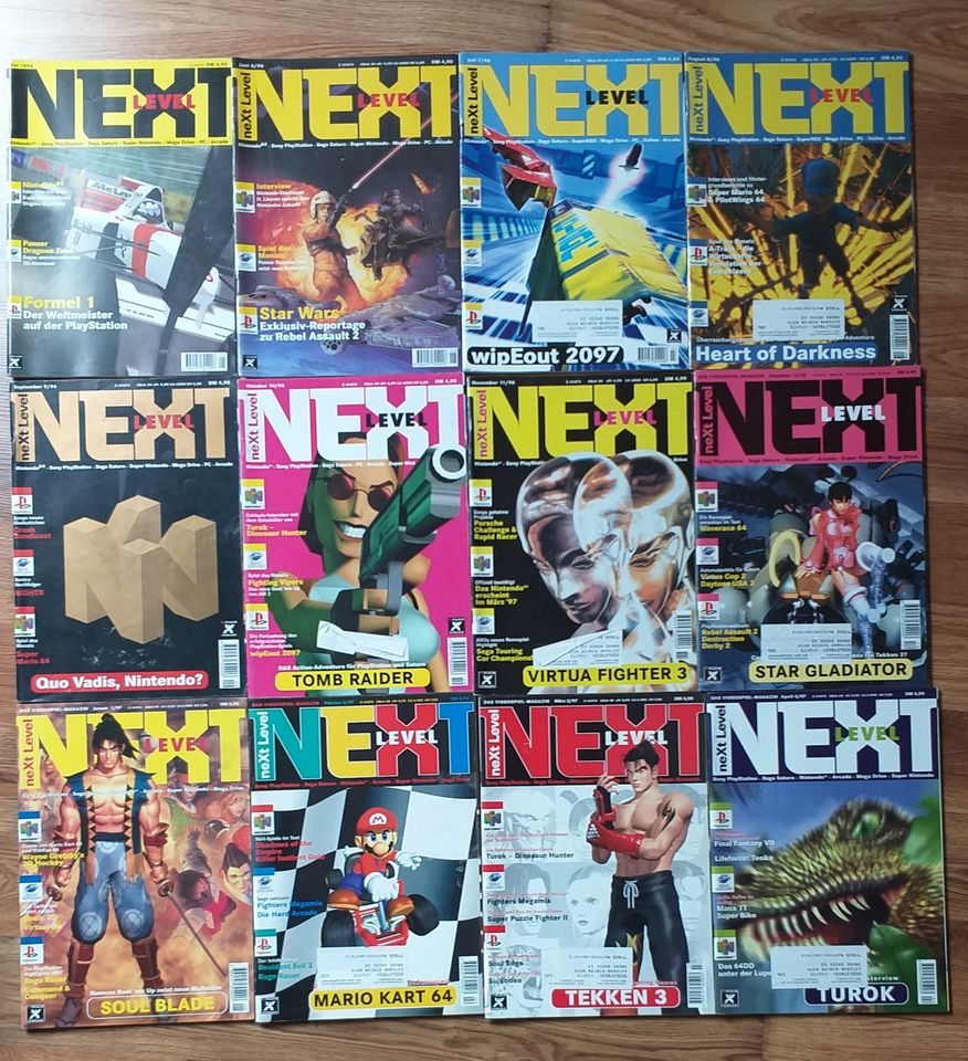 17 Next Level Videospiele Zeitschriften (mit Erstausgabe) in Erlenbach