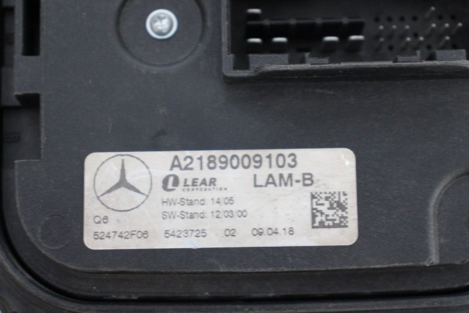 A2189009103 Mercedes Benz Xenon Vorschaltgerät Steuergerät Schein in Gelsenkirchen