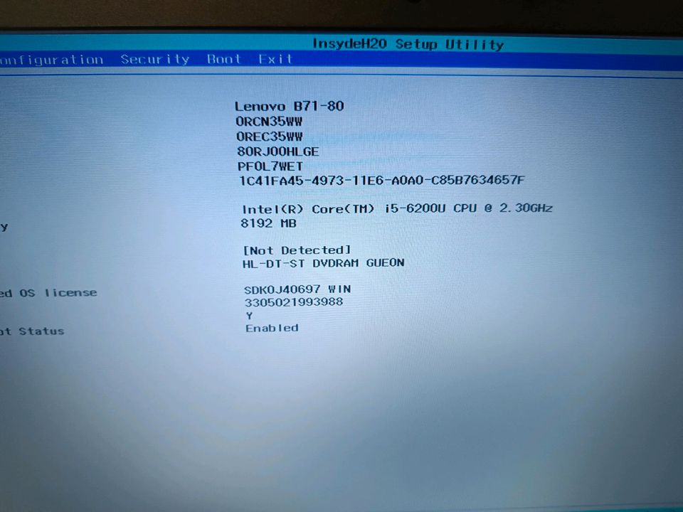 Lenovo B71-80 "17,3"  Notebook Core i5 6. Gen. in Aschheim