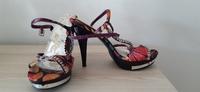 High Heel Sandale, Gr. 39, bunt, guter Zustand,SDS Bayern - Bad Reichenhall Vorschau