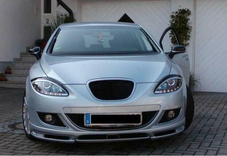 Seat Altea Leon Toledo Led TFL Optik Scheinwerfer schwarz 2005-09 in Calden