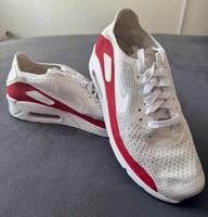 Nike Air Max 90 Ultra 2.0 Flyknit Rot / Weiß Gr. 42 Baden-Württemberg - Heiningen Vorschau