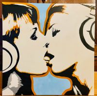 Bild Küssende Frauen Öl od. Acryl auf Leinwand 80x80 cm Kuss Frau Speyer - Dudenhofen Vorschau