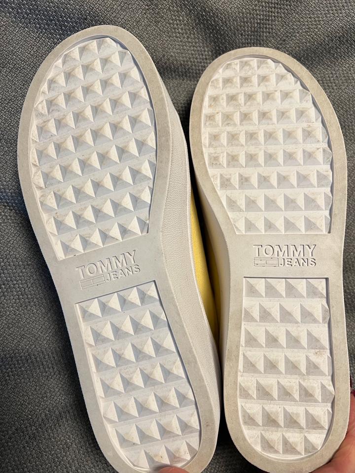 TOMMY JEANS (Hilfiger) Plateau-Sneaker Gelb, 39, Stoff,fast neu in Hamburg