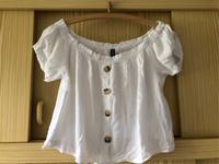 Bluse, weiß - Gr. 36 - H&M - Kurz-Form Bayern - Rödental Vorschau