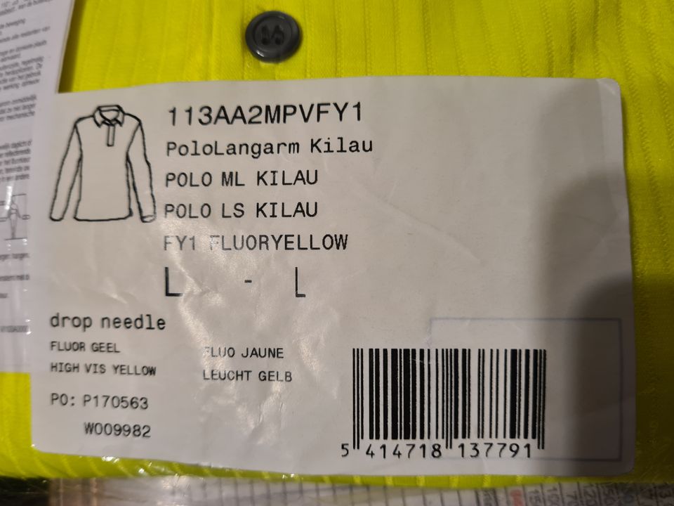 Sioen Warnschutz Polo Fahrrad Langarm Shirt SIO-FIT in Brilon