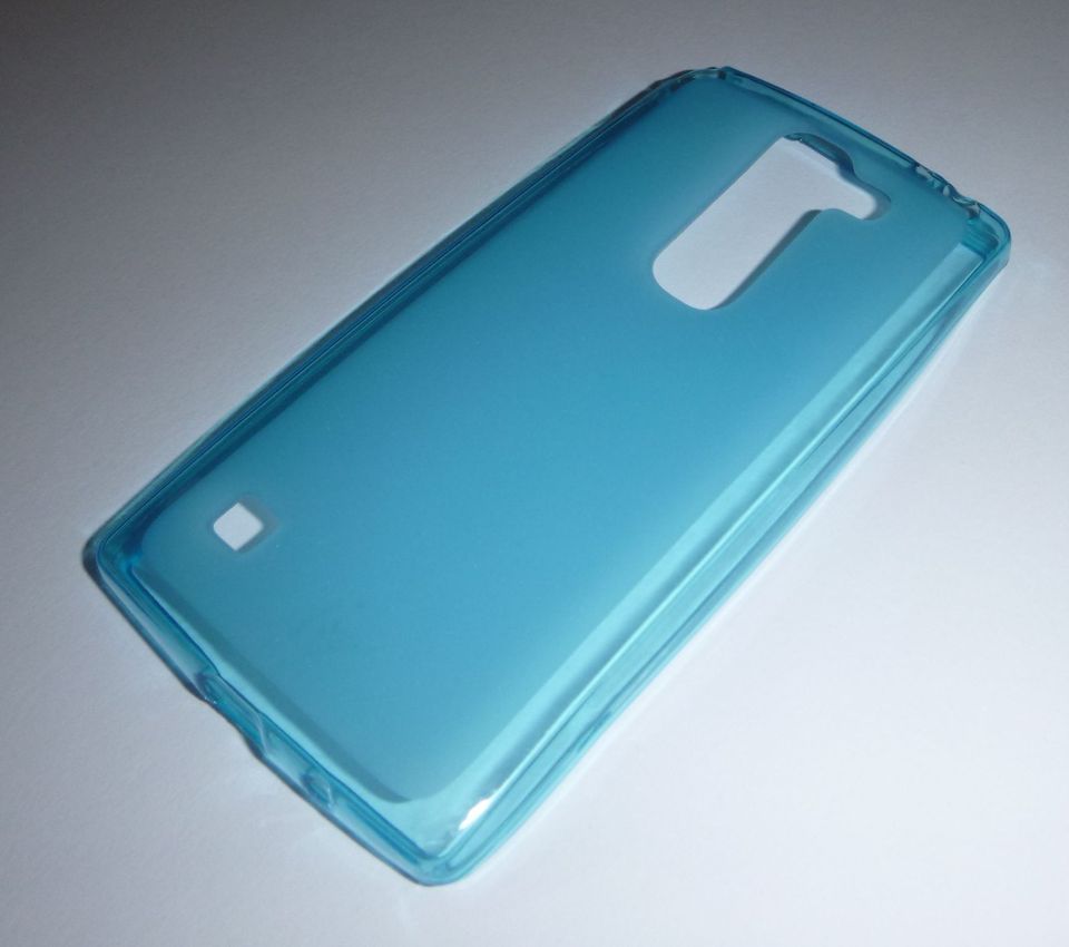 Cover Schutzhülle für LG Spirit H420 H422 Silikon blau in Birkenwerder