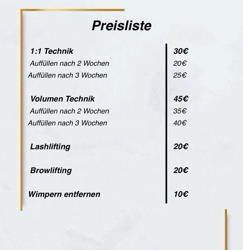 Wimpernverlängerung in Langerwehe