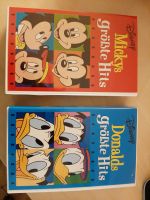 VHS Kassetten Disney Mickys größte Hits, Disney Donalds größte Hi Bayern - Wildenberg Vorschau