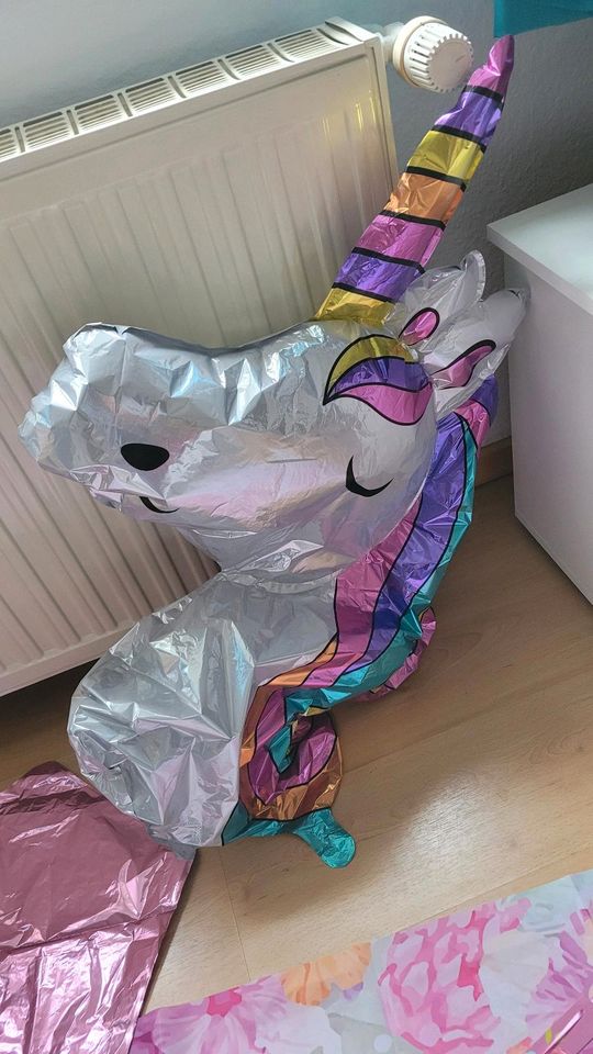 Einhorn Deko, Geburtstag, Follienballons in Dresden