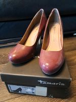 TAMARIS Damen High Heels Pumps Schuhe rot merlot neuwertig 40 Niedersachsen - Stuhr Vorschau