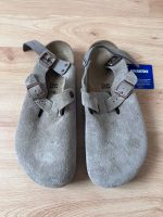 BIRKENSTOCK BOSTON PANTOLETTEN mit Riemen -nagelneu- Mitte - Wedding Vorschau