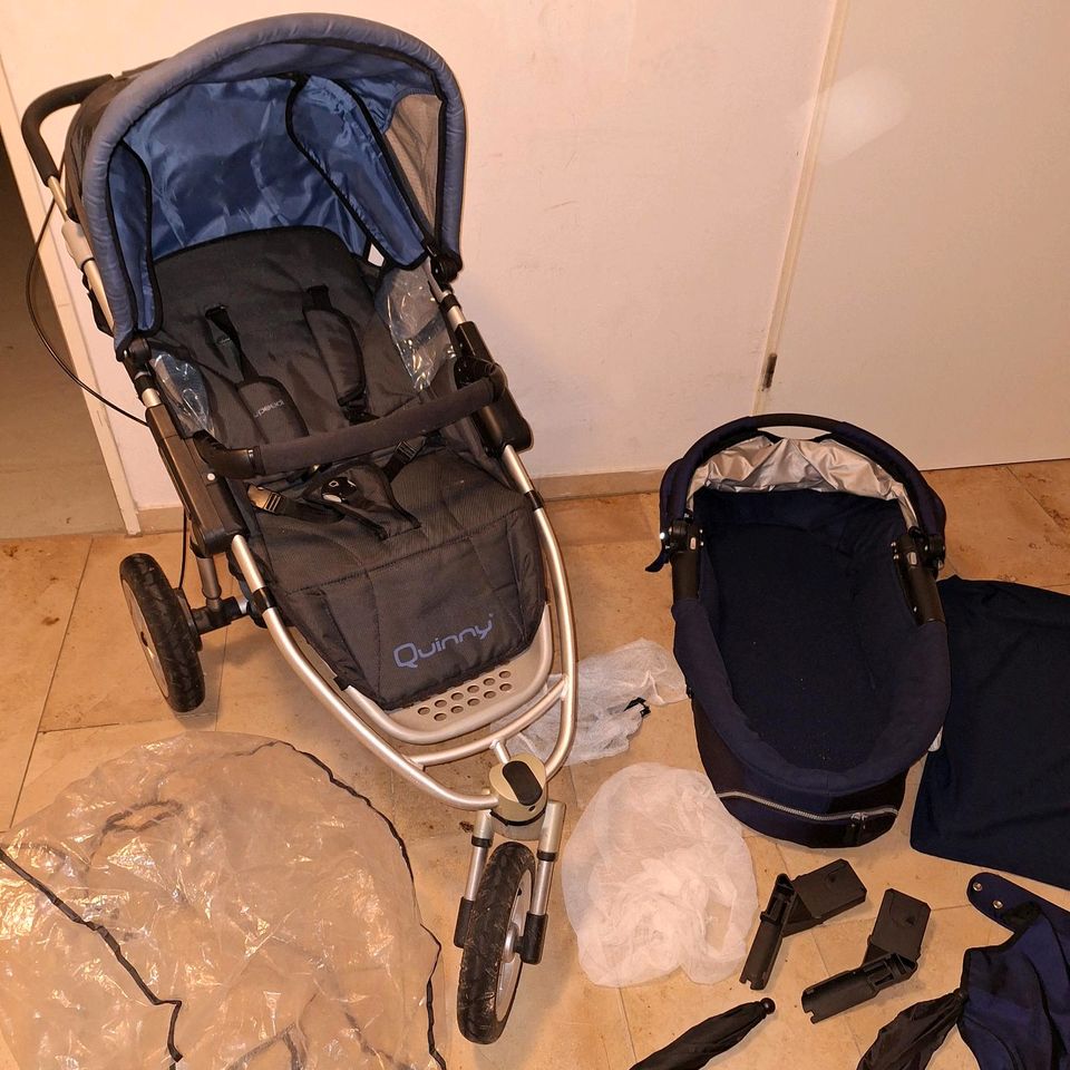 Quinny Kinderwagen mit Babywanne und Sportwagen in Großenhain