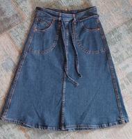 ❤️Jeansrock Benetton XS 32/34 Rock Denim Bayern - Igling Vorschau