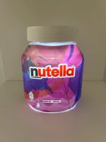 Nutella Glas Lampe Unikat Nr. 3052351 rosa lila / Leuchte Hessen - Hanau Vorschau