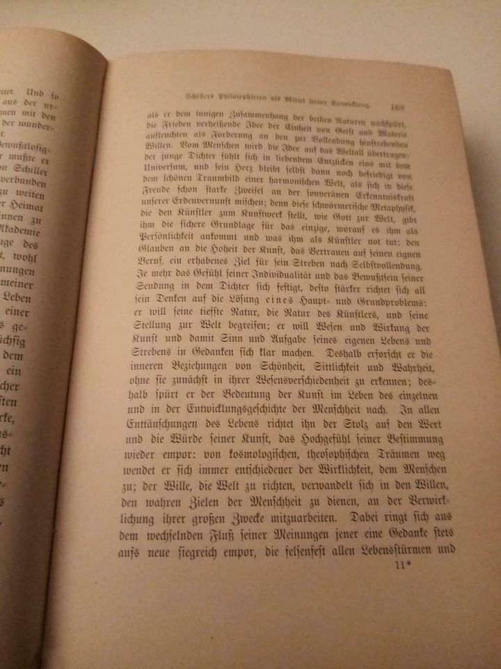 Schiller - sein Leben und seine Werke in 2 Bänden 1906/1909 in Erfde