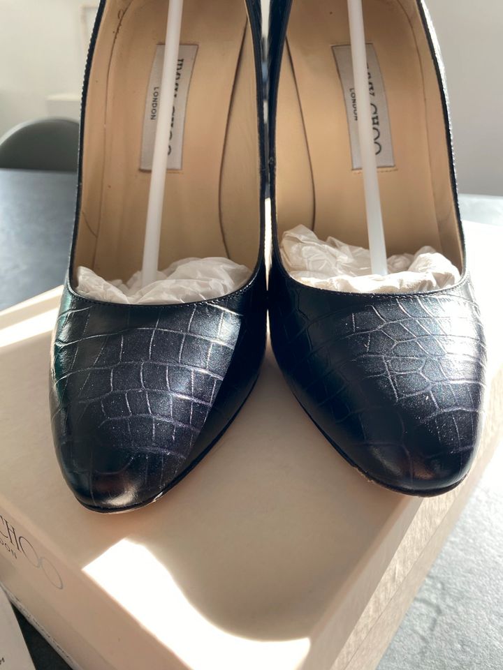 Jimmy Choo Glossy Mock Croc Gr. 39 schwarz in Köln