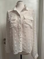 In the Style Bluse Chiffo Bluse transparent weiß Gr.10 Gr.S Bayern - Ebermannstadt Vorschau