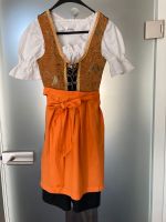 Dirndl 3-teilig gelb/orange/schwarz Gr. 36/38 Oktoberfest - top - Baden-Württemberg - Kippenheim Vorschau