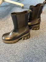 Schwarze Stiefeletten Chelsea Leder Schleswig-Holstein - Kiel Vorschau