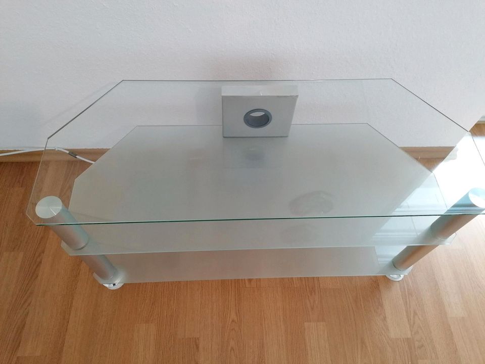 TV Tisch sideboard / TV Schrank aus Glas, glassideboard in Germaringen