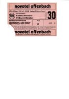 Alte Bundesligaeintrittskarten 85/86 Hessen - Bischofsheim Vorschau