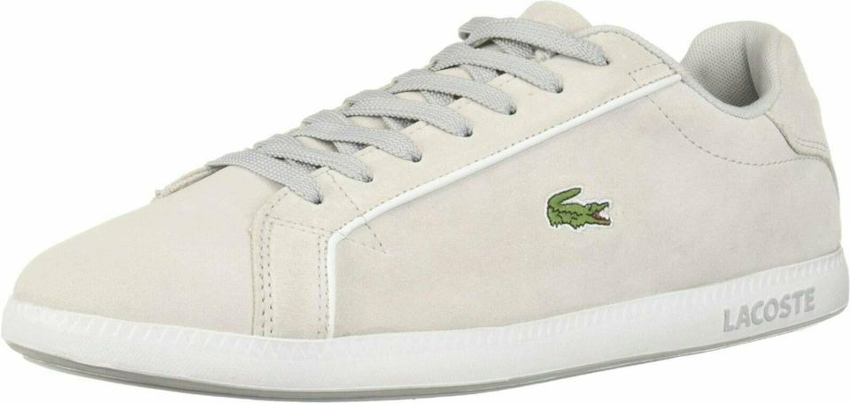 LACOSTE GRADUATE 219 SMA [ GR. 46 ] HERREN LEDER SNEAKER GRAU in Schloß Holte-Stukenbrock