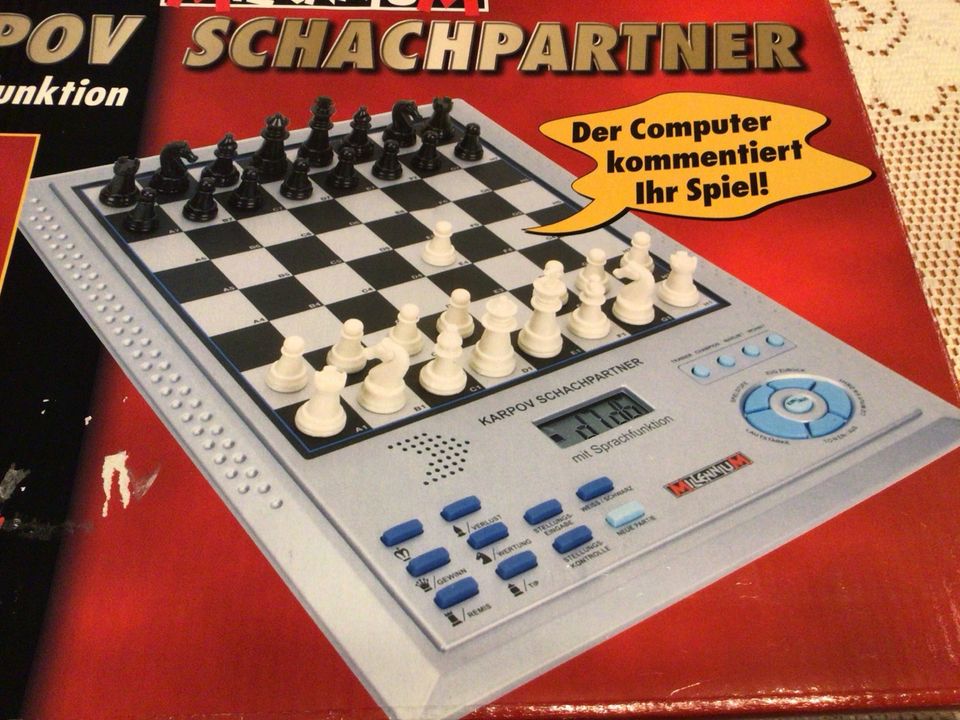 Schachspiel Karpov Schachpartner Millennium in Barth