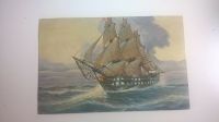 Marine Postkarte Schiff alt antik Bild Kunst Segelschiff Boot Altona - Hamburg Ottensen Vorschau