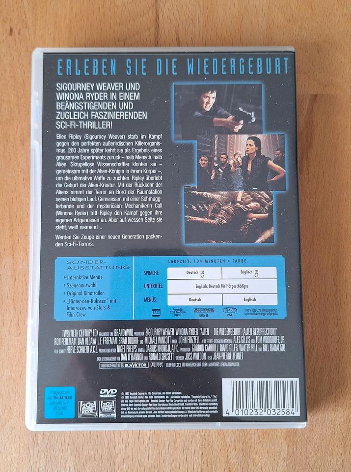 Alien - Die Wiedergeburt  DVD in Mannheim