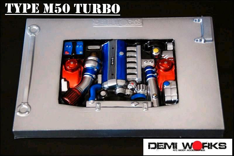 Enginebay RC Karosse Motor Attrappe Drift 1/10 BMW M50 in Solingen